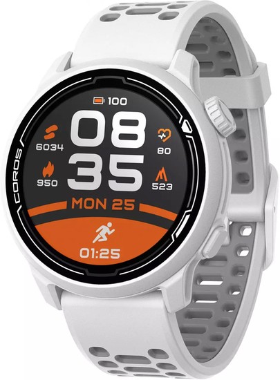 COROS PACE 2 PREMIUM GPS SPORT WATCH WHITE SILICONE BAND WPACE2-WHT
