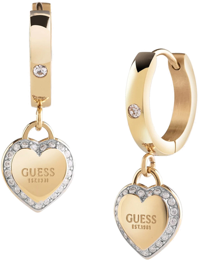 Guess “Fine Heart” Earrings JUBE01426JWYGT/U