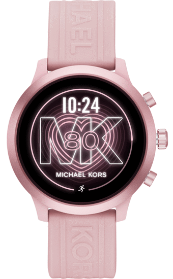 MICHAEL KORS ACCESS MKGO PINK TONE AND SILICONE SMARTWATCH MKT5070