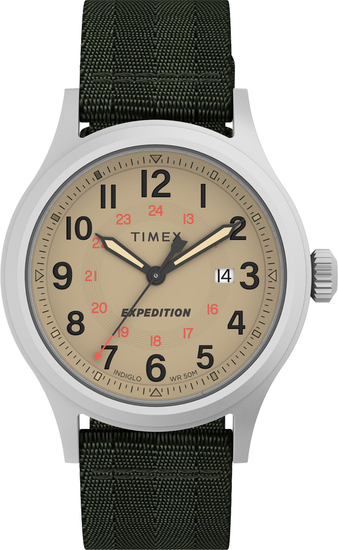 TIMEX Expedition North Sierra 40mm Green Fabric Strap TW2V65800