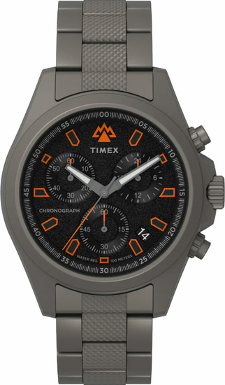 TIMEX Expedition North® Field Chronograph 43mm Stainless Steel Bracelet Watch TW2W45700