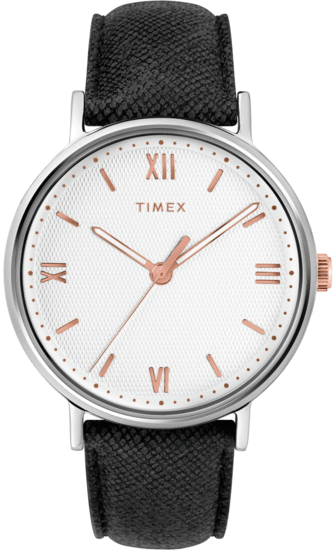 TIMEX Southview 41mm Leather Strap Watch TW2T34700