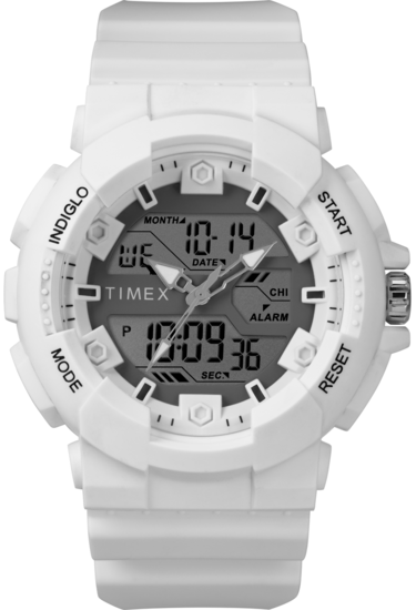TIMEX The HQ DGTL™ 50MM Resin Strap Combo Watch TW5M22400