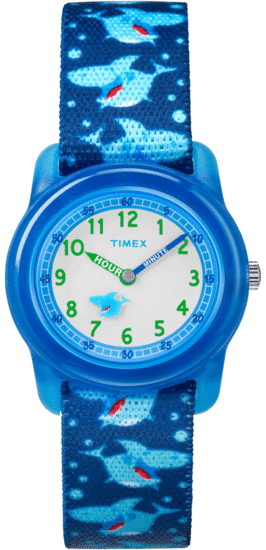 TIMEX Kids Analog 28mm Elastic Fabric Strap Watch TW7C13500