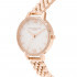 Olivia Burton White Demi Glitter Dial Sparkle Bezel Rose Gold Watch OB16GD67