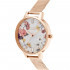 Olivia Burton Demi Mother Of Pearl Dial Rose Gold Mesh Watch OB16BF28