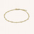 Rosefield Bracelet embellished with Swarovski Crystal Gold JTBTG-J430