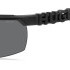 HUGO BOSS MASK-STYLE SUNGLASSES IN BLACK WITH 3D-LOGO TEMPLES HG1284/S 807/IR